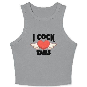 Discover Funny I Love Cocktails 7 Crop Tank Top