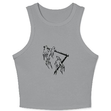 Discover Phoenix bird Crop Tank Top