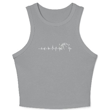 Discover Heartbeat basketball Crop Tank Top