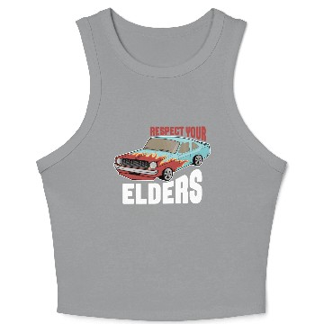 Discover Funny Car Guy 2 Crop Tank Top