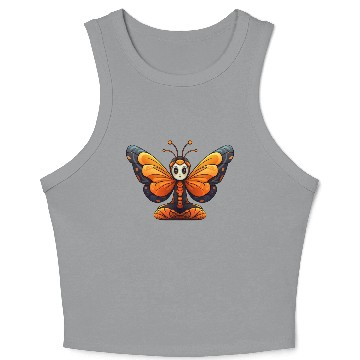 Discover Butterfly Yoga Crop Tank Top