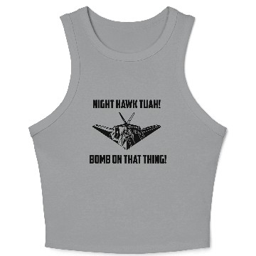 Discover NIGHT HAWK TUAH Crop Tank Top