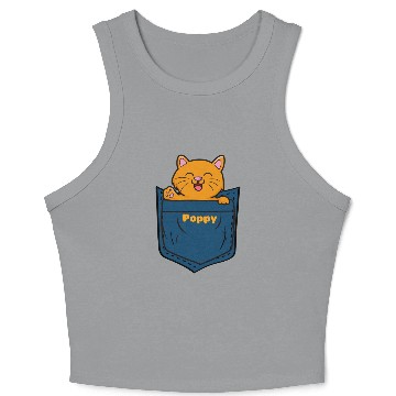 Discover Adorable poppy Crop Tank Top