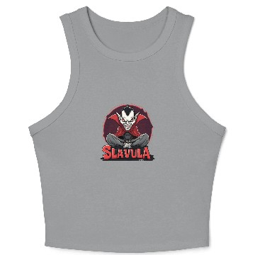 Discover Slavula - The Gopnik Slavic Vampire Crop Tank Top