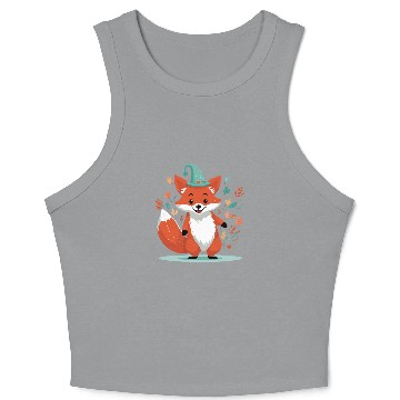 Discover Chill Squirrel - In Relax Mode Crop Tank Top