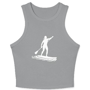 Discover Stand Up Paddle Leisure Vacation Crop Tank Top