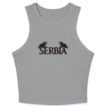 Discover Double Headed Eagle Serbia Crop Tank Top