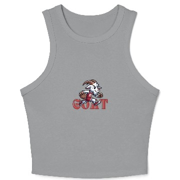 Discover Basketball GOAT Crop Tank Top