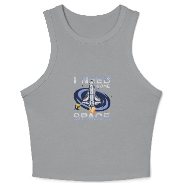Discover I need some space Crop Tank Top