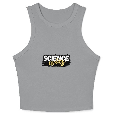 Discover Science Wins Crop Tank Top