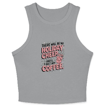 Discover Hot Cocoa Christmas Crop Tank Top
