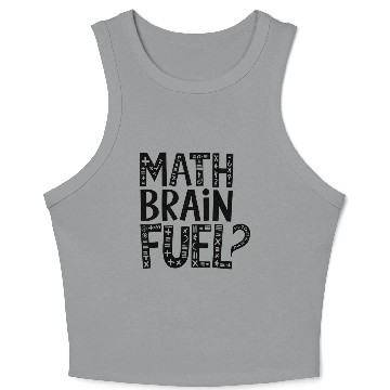 Discover Math Geek Apparel Crop Tank Top