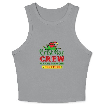 Discover CHRISTMAS CREW Crop Tank Top
