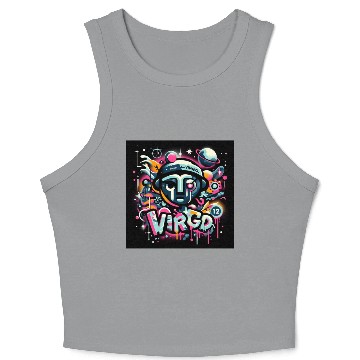 Discover planet virgo robo Crop Tank Top