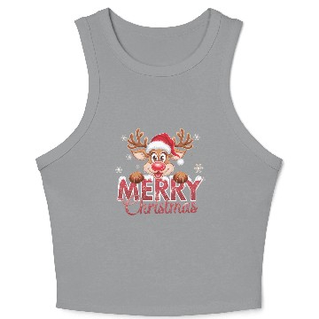 Discover Gingerbread Christmas, Funny Christmas Crop Tank Top