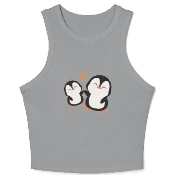 Discover Brown Flat Illustrative Newborn Crop Tank Top