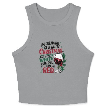 Discover Im dreaming of a white Christmas Crop Tank Top