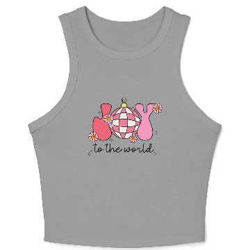 Discover JOY TO THE WORLD Crop Tank Top