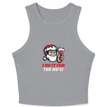 Discover I Do It For The Ho's Crop Tank Top
