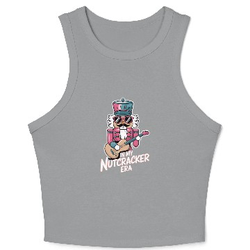 Discover In My Nutcracker Era Nutcracker With Guitar Crop Tank Top