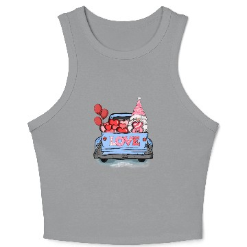 Discover Gnomes Valentines Revelin Crop Tank Top