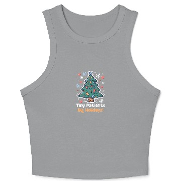 Discover NICU Christmas Tiny Patients, Big Holidays! Crop Tank Top