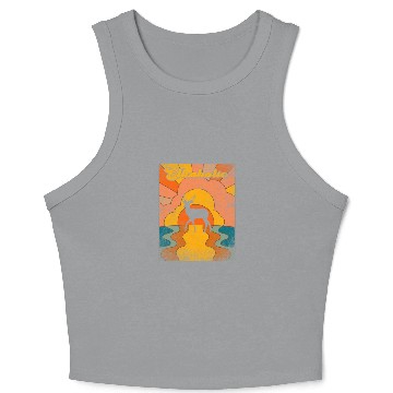 Discover Elk Hunting Elkaholic Hunters Crop Tank Top