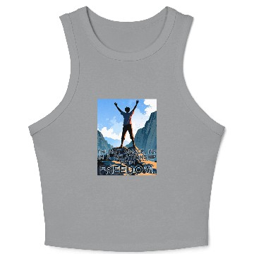 Discover Not Single In Relationship with Freedom Valentines Crop Tank Top