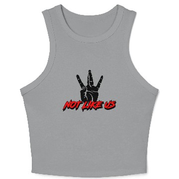 Discover Not Like Us Crop Tank Top