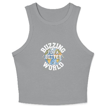Discover Bee-Friendly Gardener Pollinator Garden and Save Crop Tank Top