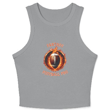 Discover Fantasy Football King Crop Tank Top
