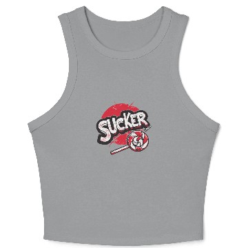 Discover Lollipop Sucker Crop Tank Top
