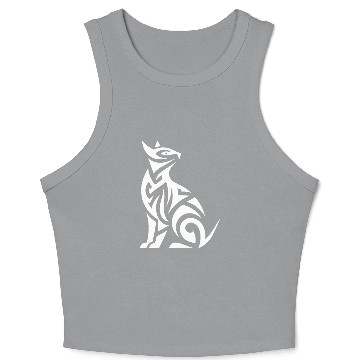 Discover T Tattoo Cats With Powerful Patterns Crop Tank Top