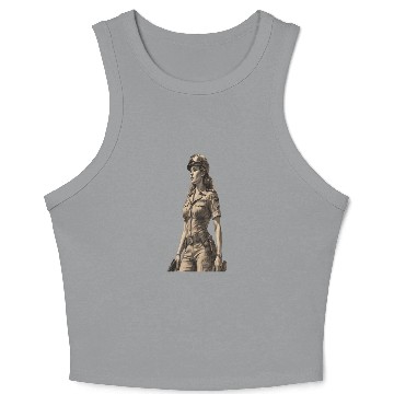 Discover Fearless Defender: Strong, Bold, and Unstoppable Crop Tank Top