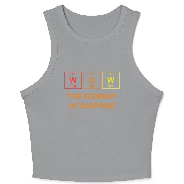 Discover THE ELEMENT OF SURPRISE Crop Tank Top
