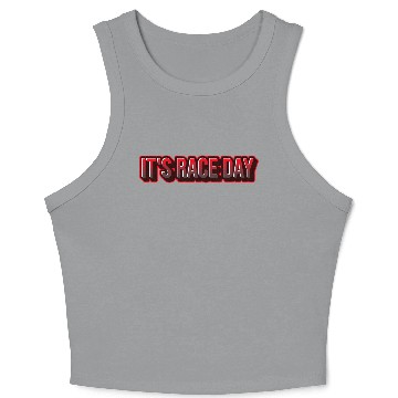 Discover It's Race Day Crop Tank Top