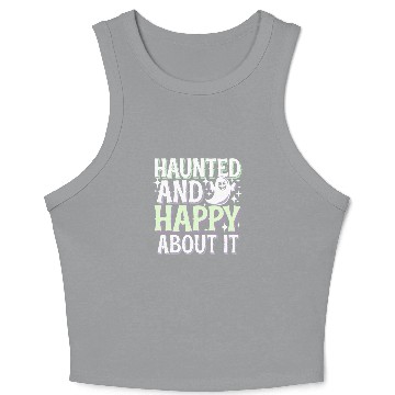 Discover Paranormal Comedy Funny Ghost Humor Lighthearted Crop Tank Top
