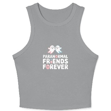 Discover Paranormal Comedy Funny Ghost Humor Lighthearted Crop Tank Top