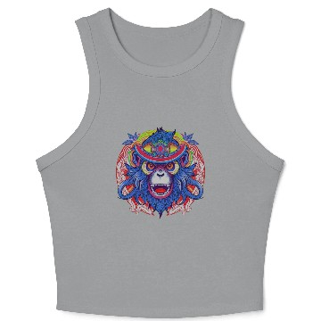 Discover Vibrant Ape Crop Tank Top