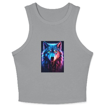 Discover N wolf Crop Tank Top