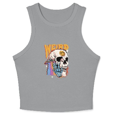 Discover weird vibes Crop Tank Top