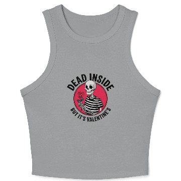 Discover Valentine's Day Men's Crop Tank Top | Dead Inside