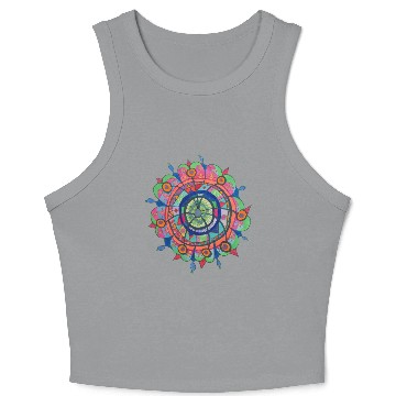 Discover Jmur mandala Crop Tank Top