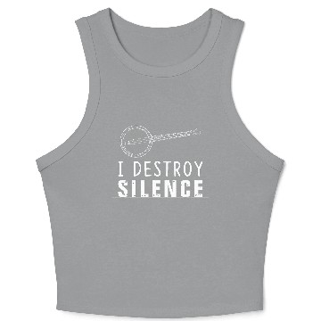 Discover Banjo guitar player Crop Tank Top