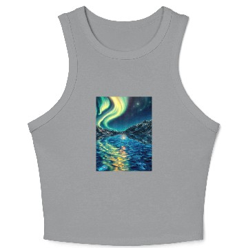 Discover Crystal Lake of Aurora Crop Tank Top