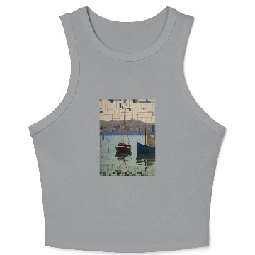 Discover Painting Crop Tank Top
