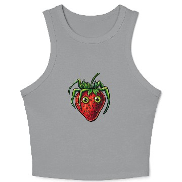 Discover Strawberry Spider Strawberry Spider Crop Tank Top
