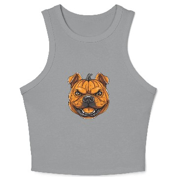 Discover Pumpkin Dog Halloween Dog Pumpkin Crop Tank Top