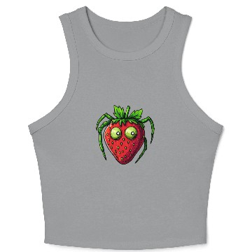 Discover Strawberry Spider Strawberry Spider Crop Tank Top