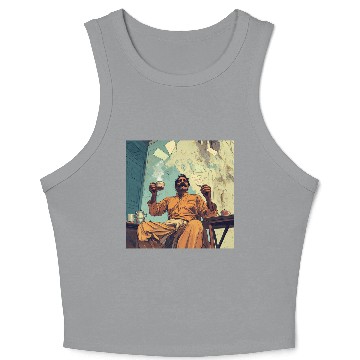 Discover Busy with work and paperwork. Crop Tank Top